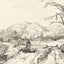 Landscape with a Shepherd and a Dog art print by Rembrandt (1653)