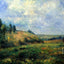 Landscape, Near Pontoise Art Print 1880 Painting by Camille Pissarro (6 Sizes)