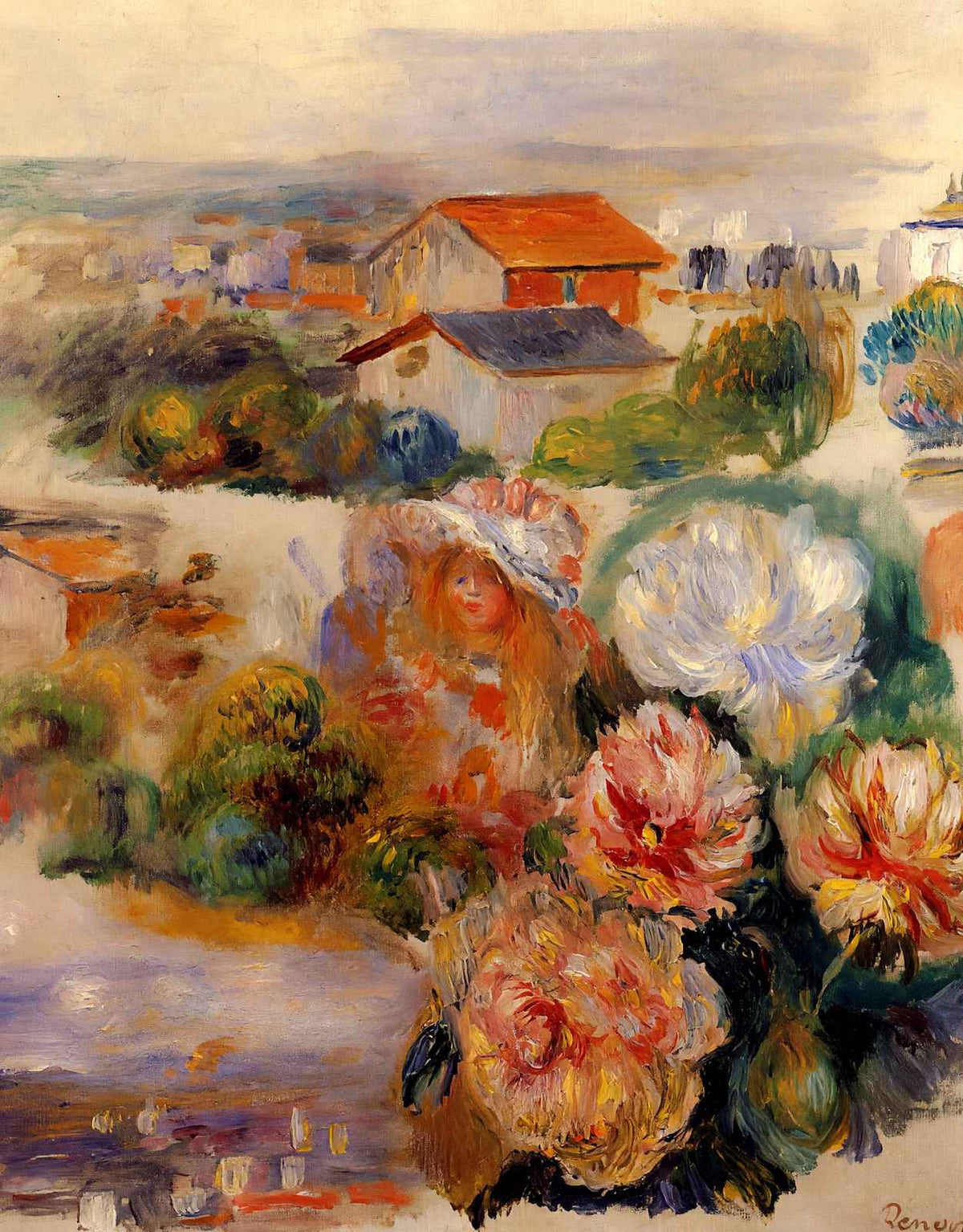 Landscape Painting by Pierre-Auguste Renoir Fine Art Print (6 Sizes) - Acid Free