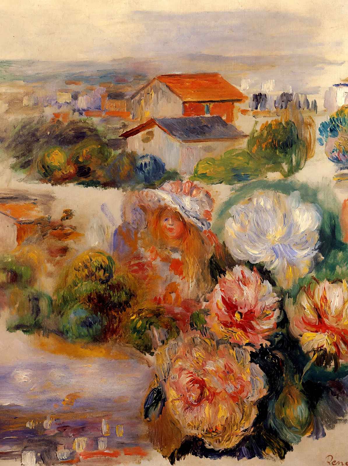 Landscape Painting by Pierre-Auguste Renoir Fine Art Print (6 Sizes) - Acid Free