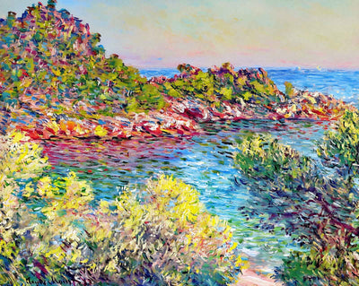 Landscape near Montecarlo art print by Claude Monet (1883)