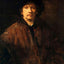 Large Self-Portrait Art Print 1652 Painting by Rembrandt (6 Sizes) - Acid Free