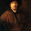 Large Self-Portrait Art Print 1652 Painting by Rembrandt (6 Sizes) - Acid Free