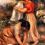 Laundresses Fine Art Print 1912 Painting by Pierre-Auguste Renoir (6 Sizes)
