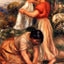 Laundresses Fine Art Print 1912 Painting by Pierre-Auguste Renoir (6 Sizes)