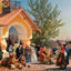 Leaving Church in Pskov Painting by Aleksandr Morozov Art Print (6 Sizes)