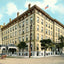 Leland Hotel in Springfield in 1907 vintage print