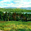Overlooking Laurel Lake, Lenox, Massachusetts in 1906 Art Print (7 Sizes)