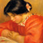 Leontine Reading 1909 Painting by Pierre-Auguste Renoir Art Print (6 Sizes)