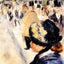 Le Place Clichy 1880 Painting by Pierre-Auguste Renoir Art Print (6 Sizes)