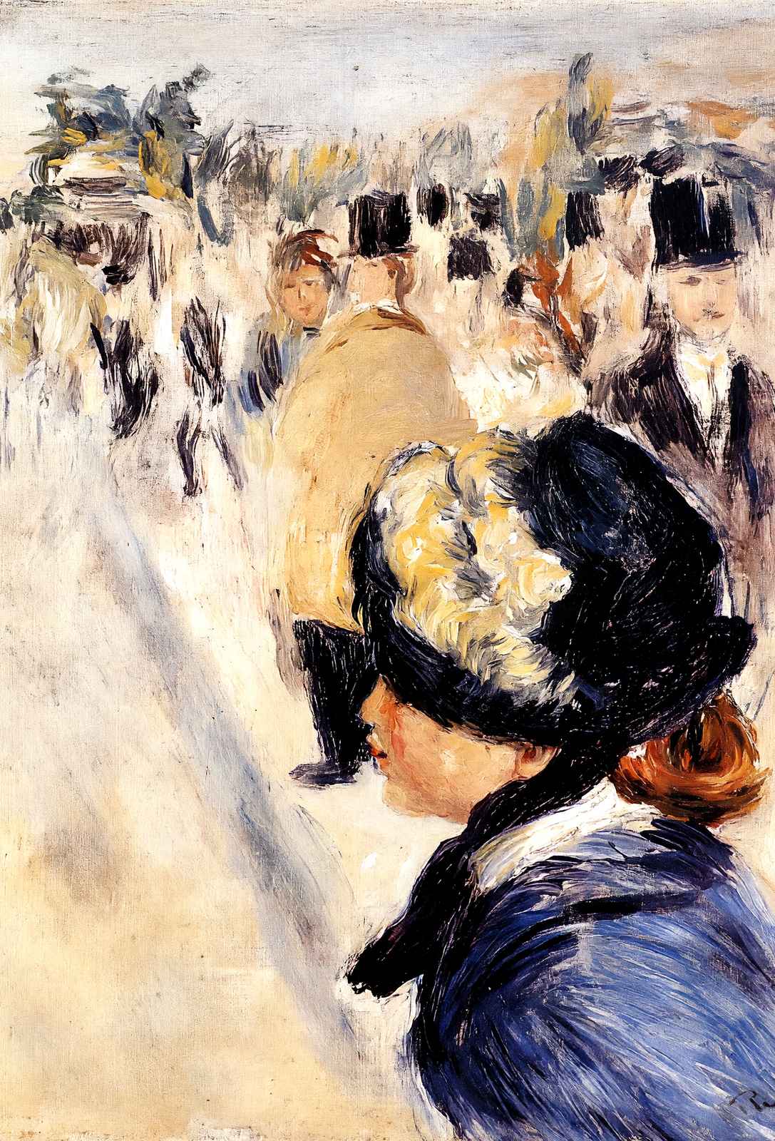 Le Place Clichy 1880 Painting by Pierre-Auguste Renoir Art Print (6 Sizes)