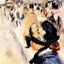 Le Place Clichy 1880 Painting by Pierre-Auguste Renoir Art Print (6 Sizes)