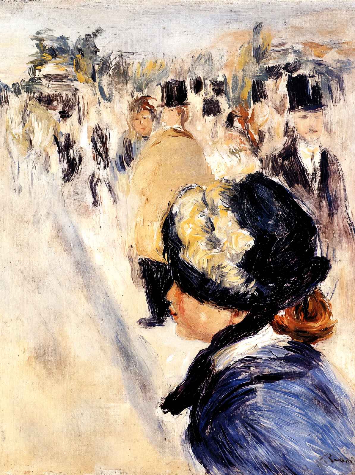 Le Place Clichy 1880 Painting by Pierre-Auguste Renoir Art Print (6 Sizes)