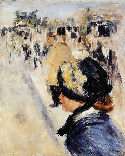 Le Place Clichy Painting by Pierre-Auguste Renoir 8x10" Art Print - Restored