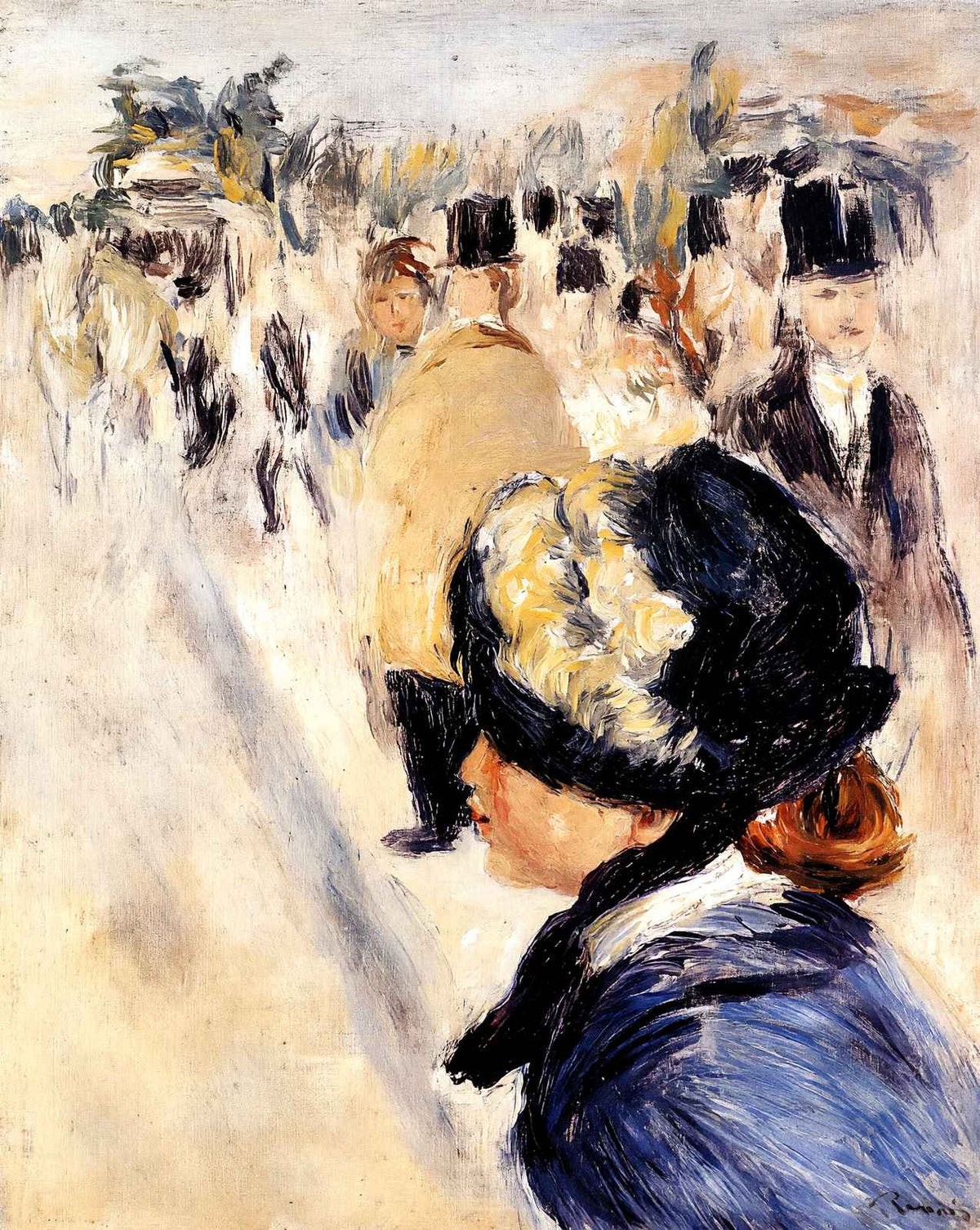 Le Place Clichy painting by Pierre-Auguste Renoir (1880)