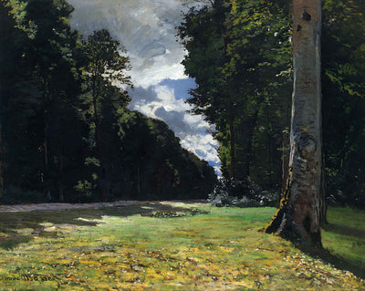 Le Pavé de Chailly in the Forest of Fontainebleau art print by Monet