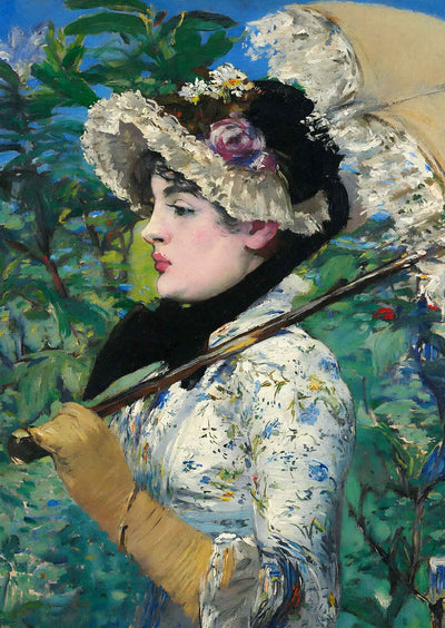 Le Printemps (Jeanne Demarsy), Spring by Édouard Manet Art Print (6 Sizes)
