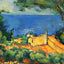 L'Estaque with Red Roofs Art Print 1885 Painting by Paul Cezanne (6 Sizes)