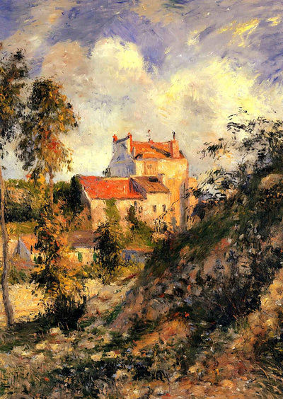 Les Mathurins, Pontoise 1877 Painting by Camille Pissarro Art Print (6 Sizes)