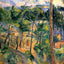L'Estaque View Through the Pines 1883 by Paul Cezanne Fine Art Print (6 Sizes)