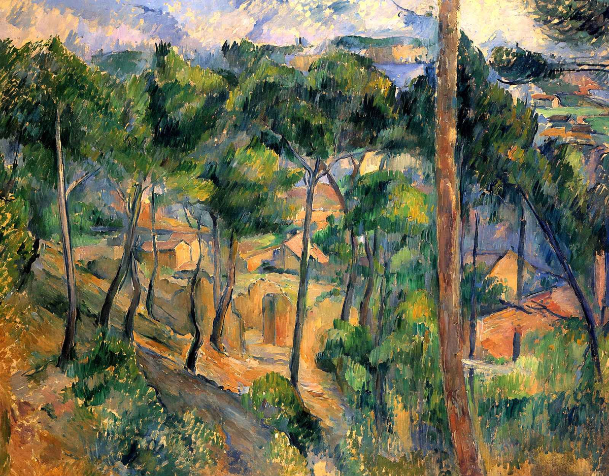 L'Estaque View Through the Pines 1883 by Paul Cezanne Fine Art Print (6 Sizes)