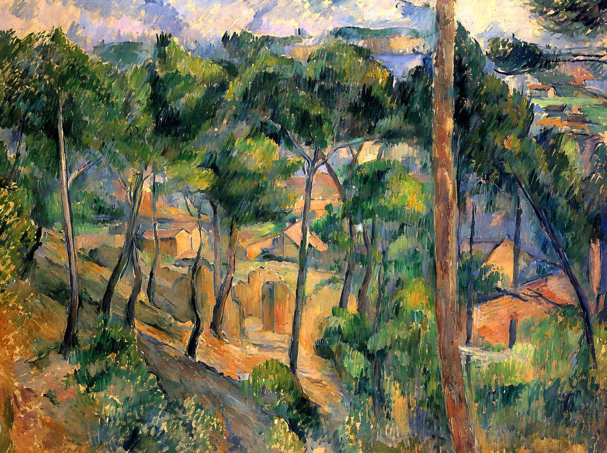 L'Estaque View Through the Pines 1883 by Paul Cezanne Fine Art Print (6 Sizes)