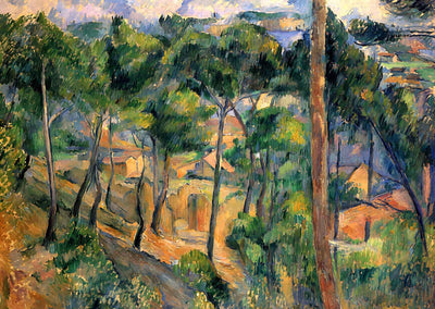 L'Estaque View Through the Pines 1883 by Paul Cezanne Fine Art Print (6 Sizes)