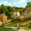 L'Hermitage at Pontoise 1867 by Camille Pissarro Fine Art Print (6 Sizes)