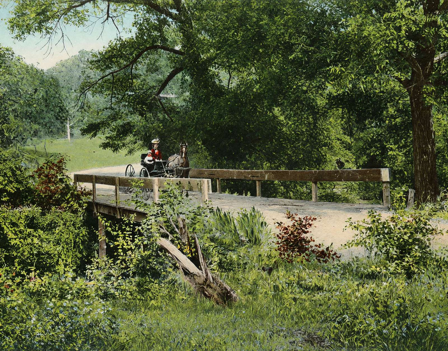 Lindsey Hollow Waco in 1905 Vintage Print (7 Sizes) - High Quality