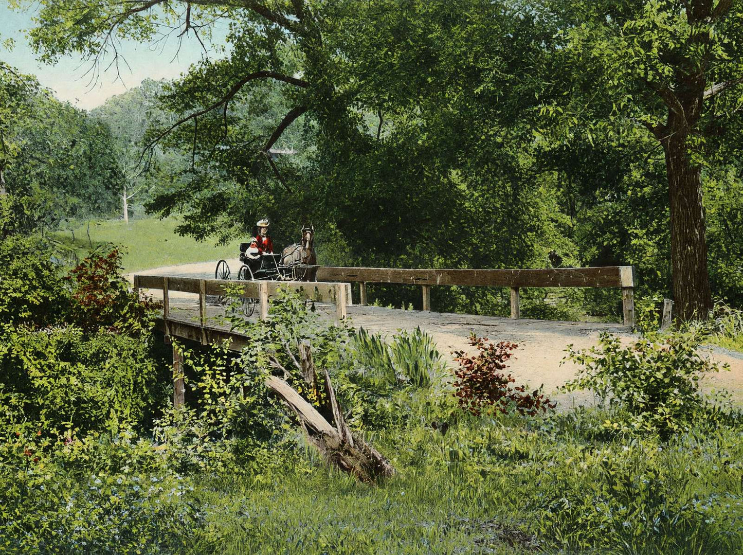 Lindsey Hollow Waco in 1905 Vintage Print (7 Sizes) - High Quality