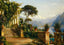 Lodge on Lake Como Painting by Carl Frederik Aagaard Fine Art Print (6 Sizes)