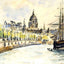 London, St. Paul's Cathedral 1890 by Camille Pissarro Fine Art Print (6 Sizes)