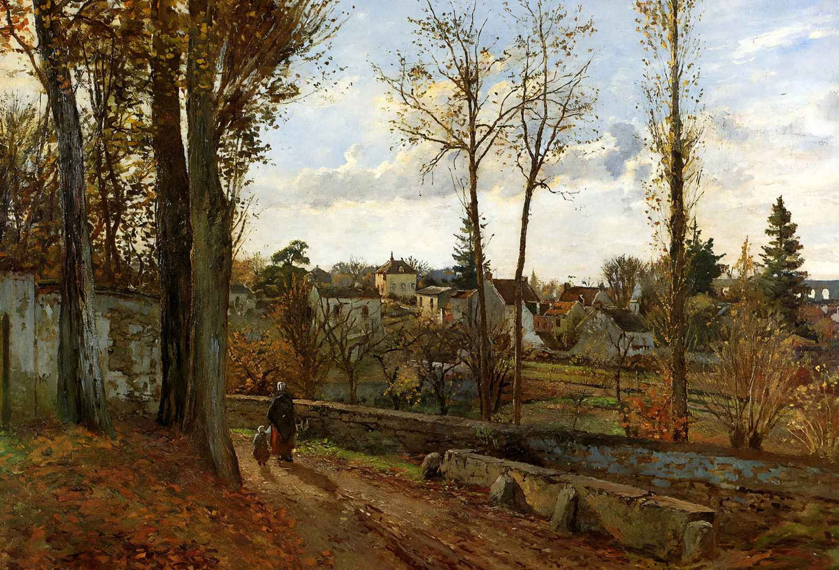 Louveciennes Fine Art Print 1871 Painting by Camille Pissarro (6 Sizes)