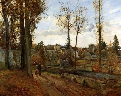 Louveciennes painting print by Camille Pissarro (1871)