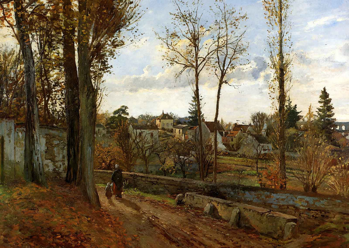 Louveciennes Fine Art Print 1871 Painting by Camille Pissarro (6 Sizes)