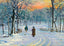 White Winter Cherokee Park Louisville in 1904 Art Print (7 Sizes) - Retouched