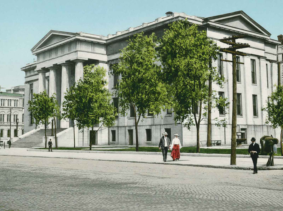 Court House Louisville in 1904 Vintage Print (7 Sizes) - Reproduction