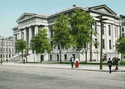 Court House Louisville in 1904 Vintage Print (7 Sizes) - Reproduction
