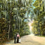 Lovers' Lane Mobile Alabama in 1905 Vintage Print (7 Sizes) - Enhanced