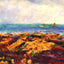 Low Tide at Yport 1883 Painting by Pierre-Auguste Renoir Art Print (6 Sizes)