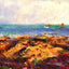 Low Tide at Yport 1883 Painting by Pierre-Auguste Renoir Art Print (6 Sizes)