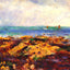 Low Tide at Yport art print by Pierre-Auguste Renoir (1883)