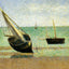 Low Tide at Grandcamp Fine Art Print 1885 Painting by Georges Seurat (6 Sizes)
