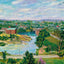 Lower Road and Winooski VT in 1907 Painting Print (7 Sizes) - Acid Free