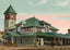 Boston & Maine Railroad Station Lowell Massachusetts in 1907 Vintage Print
