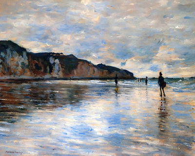 Low Tide at Pourville painting by Claude Monet (1882)
