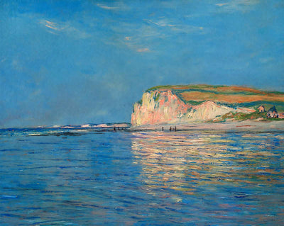 Low Tide at Pourville 2 art print by Claude Monet (1882)