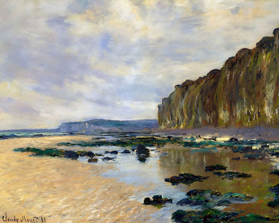 Low Tide at Varengeville art print by Claude Monet (1882)