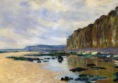 Low Tide at Varengeville 1882 Painting by Claude Monet Art Print (6 Sizes)