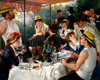 Luncheon of the Boating Party painting print by Pierre-Auguste Renoir